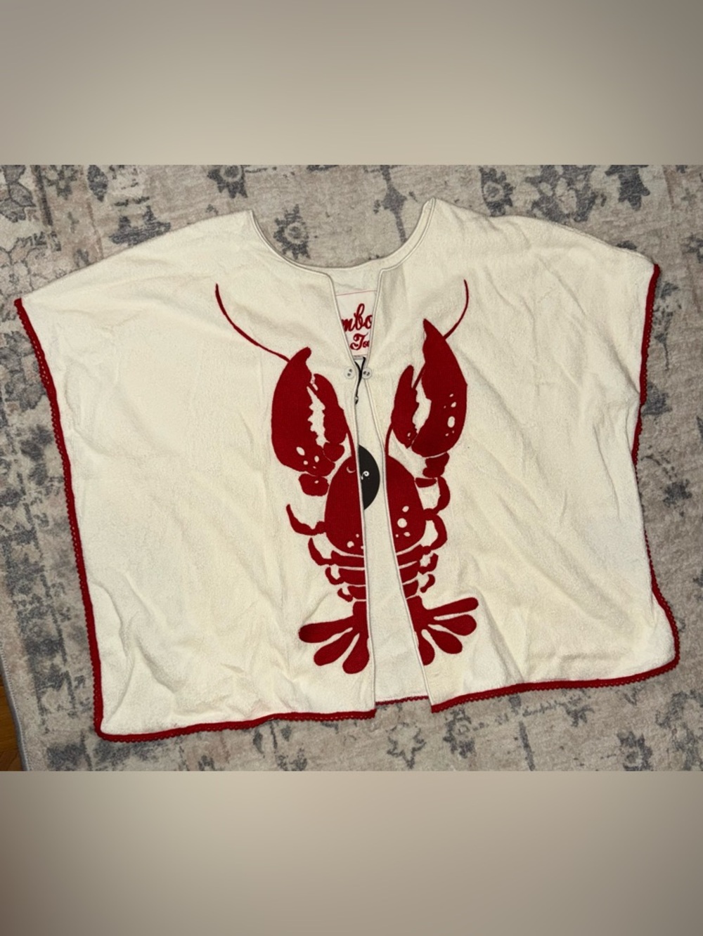 NWT Tombolo Women's 'Better Half' Hand Towel Top Size M/L